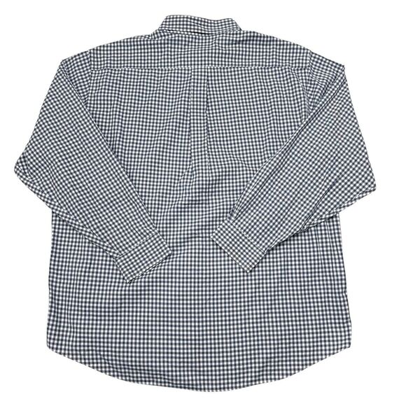 Brooks Brothers Button Down Shirt Men’s Size XL Blue Checks Career Casual - Picture 3 of 10